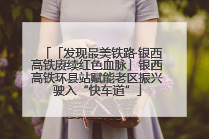 「发现最美铁路·银西高铁赓续红色血脉」银西高铁环县站赋能老区振兴驶入“快车道”
