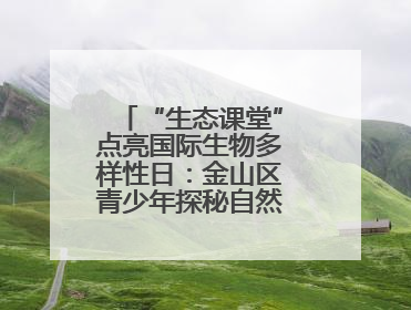 “生态课堂”点亮国际生物多样性日：金山区青少年探秘自然共筑生命家园