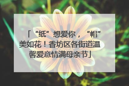 “纸”想爱你，“帽”美如花！香坊区各街道温馨爱意情满母亲节