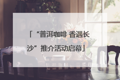 “普洱咖啡 香遇长沙”推介活动启幕