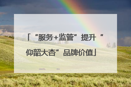 “服务+监管”提升“仰韶大杏”品牌价值