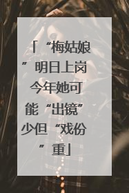 “梅姑娘”明日上岗 今年她可能“出镜”少但“戏份”重