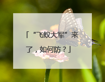 “飞蚁大军”来了，如何防？