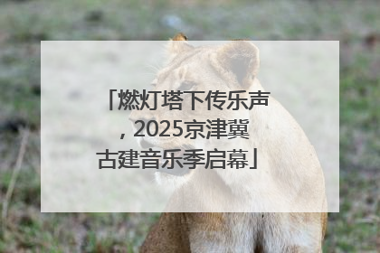 燃灯塔下传乐声，2025京津冀古建音乐季启幕