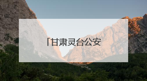 甘肃灵台公安“四轮驱动”砺精兵 战训融合筑牢平安基石