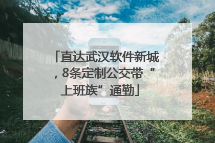 直达武汉软件新城，8条定制公交带“上班族”通勤