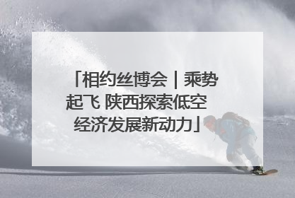 相约丝博会｜乘势起飞 陕西探索低空经济发展新动力