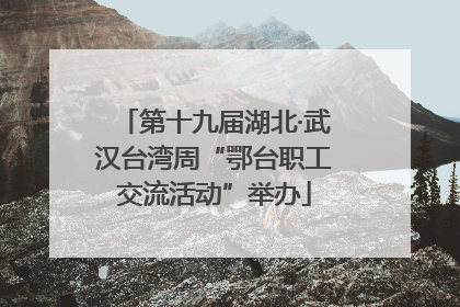 第十九届湖北·武汉台湾周“鄂台职工交流活动”举办