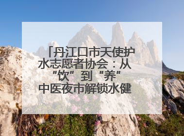 丹江口市天使护水志愿者协会：从“饮”到“养” 中医夜市解锁水健康新密码