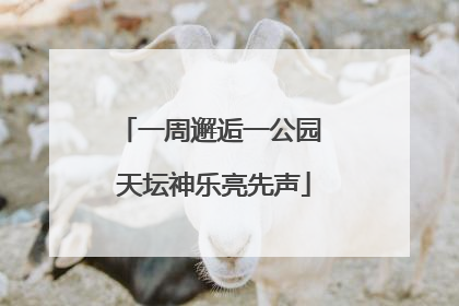 一周邂逅一公园 天坛神乐亮先声