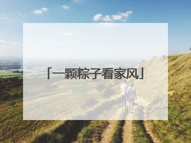 一颗粽子看家风