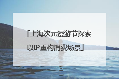 上海次元漫游节探索以IP重构消费场景