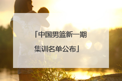 中国男篮新一期集训名单公布