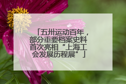 五卅运动百年，部分重要档案史料首次亮相“上海工会发展历程展”