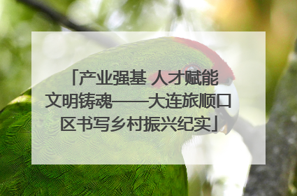 产业强基 人才赋能 文明铸魂——大连旅顺口区书写乡村振兴纪实