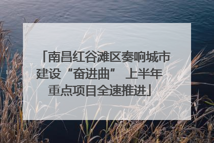 南昌红谷滩区奏响城市建设“奋进曲” 上半年重点项目全速推进