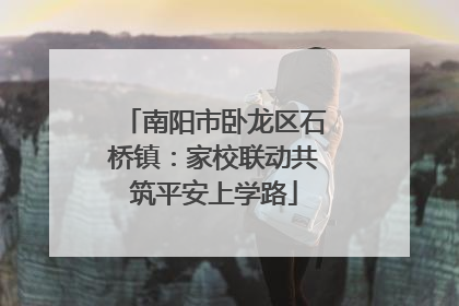 南阳市卧龙区石桥镇：家校联动共筑平安上学路