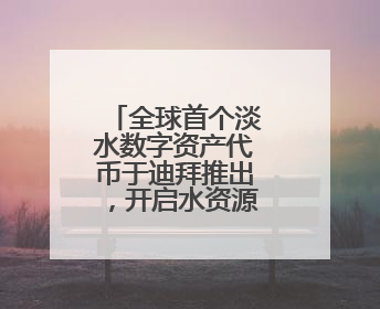 全球首个淡水数字资产代币于迪拜推出，开启水资源交易新尝试