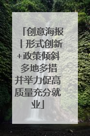 创意海报丨形式创新+政策倾斜 多地多措并举力促高质量充分就业