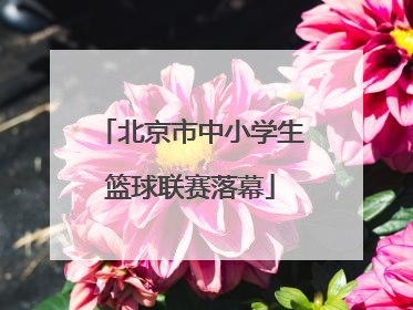 北京市中小学生篮球联赛落幕