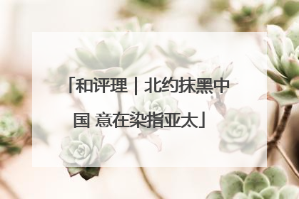 和评理｜北约抹黑中国 意在染指亚太