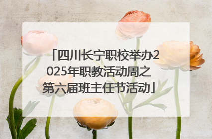 四川长宁职校举办2025年职教活动周之第六届班主任节活动