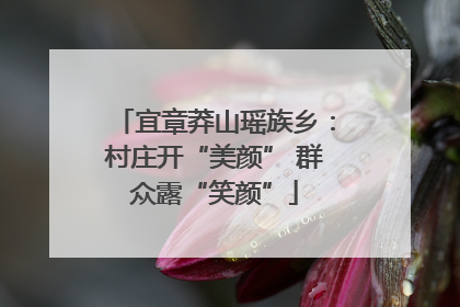 宜章莽山瑶族乡：村庄开“美颜” 群众露“笑颜”