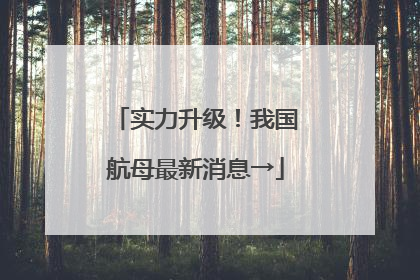 实力升级！我国航母最新消息→