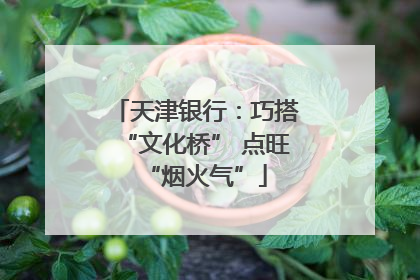 天津银行：巧搭“文化桥” 点旺“烟火气”