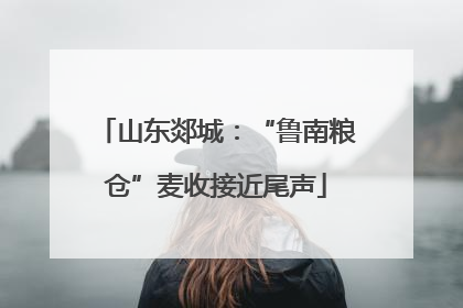山东郯城：“鲁南粮仓”麦收接近尾声