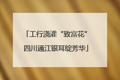 工行浇灌“致富花” 四川通江银耳绽芳华