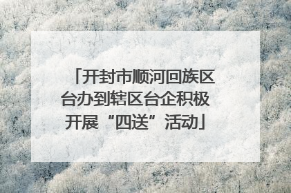 开封市顺河回族区台办到辖区台企积极开展“四送”活动