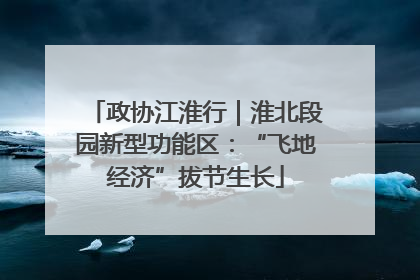 政协江淮行｜淮北段园新型功能区：“飞地经济”拔节生长