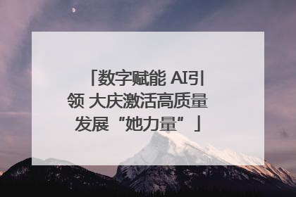 数字赋能 AI引领 大庆激活高质量发展“她力量”