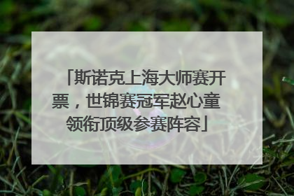 斯诺克上海大师赛开票，世锦赛冠军赵心童领衔顶级参赛阵容