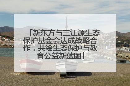 新东方与三江源生态保护基金会达成战略合作，共绘生态保护与教育公益新蓝图