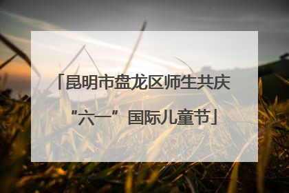 昆明市盘龙区师生共庆“六一”国际儿童节