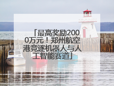 最高奖励2000万元！郑州航空港竞逐机器人与人工智能赛道
