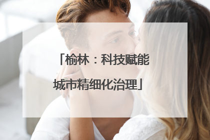 榆林：科技赋能城市精细化治理