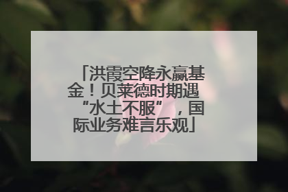 洪霞空降永赢基金！贝莱德时期遇“水土不服”，国际业务难言乐观