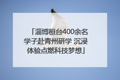 淄博桓台400余名学子赴青州研学 沉浸体验点燃科技梦想