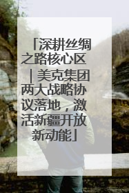 深耕丝绸之路核心区｜美克集团两大战略协议落地，激活新疆开放新动能