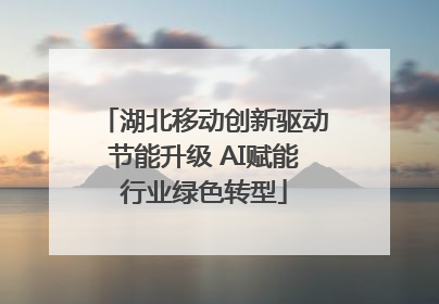 湖北移动创新驱动节能升级 AI赋能行业绿色转型