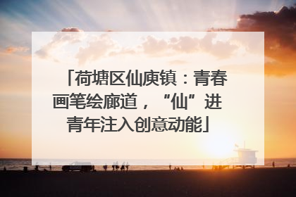 荷塘区仙庾镇：青春画笔绘廊道，“仙”进青年注入创意动能