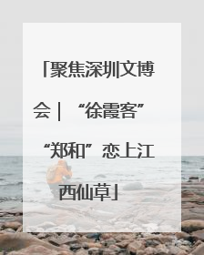 聚焦深圳文博会｜“徐霞客”“郑和”恋上江西仙草