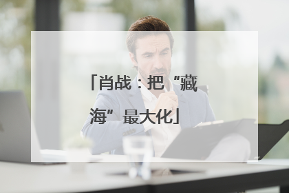 肖战：把“藏海”最大化