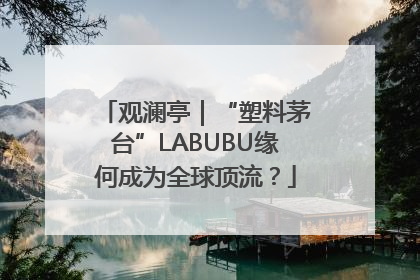 观澜亭｜“塑料茅台”LABUBU缘何成为全球顶流？