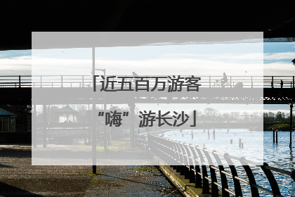 近五百万游客“嗨”游长沙