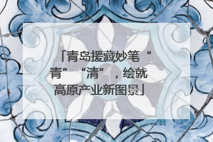 青岛援藏妙笔“青”“清”，绘就高原产业新图景