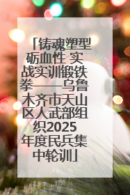 铸魂塑型砺血性 实战实训锻铁拳——乌鲁木齐市天山区人武部组织2025年度民兵集中轮训